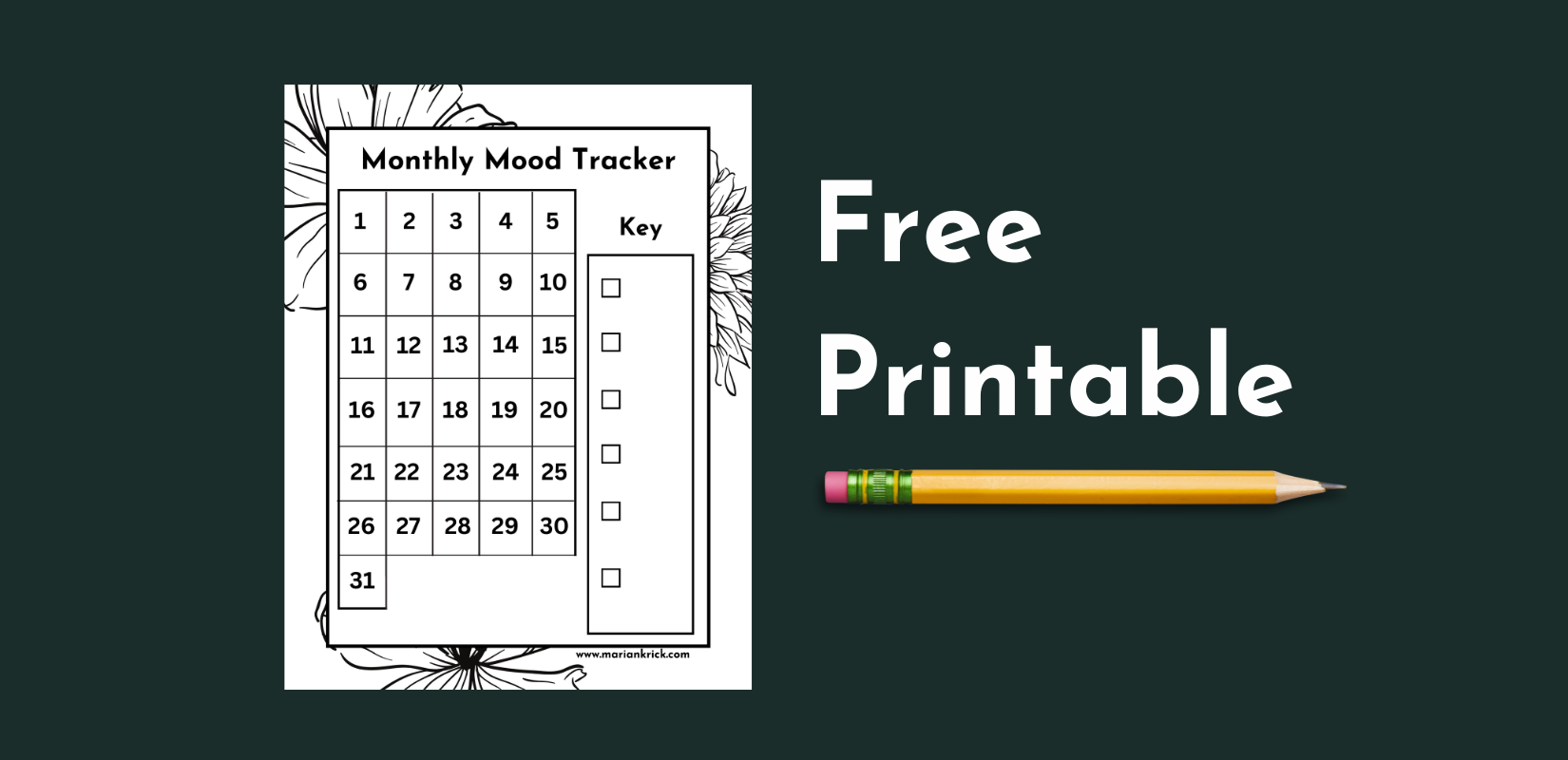 Benefits of a Monthly Mood Tracker Printable (With Free PDF)