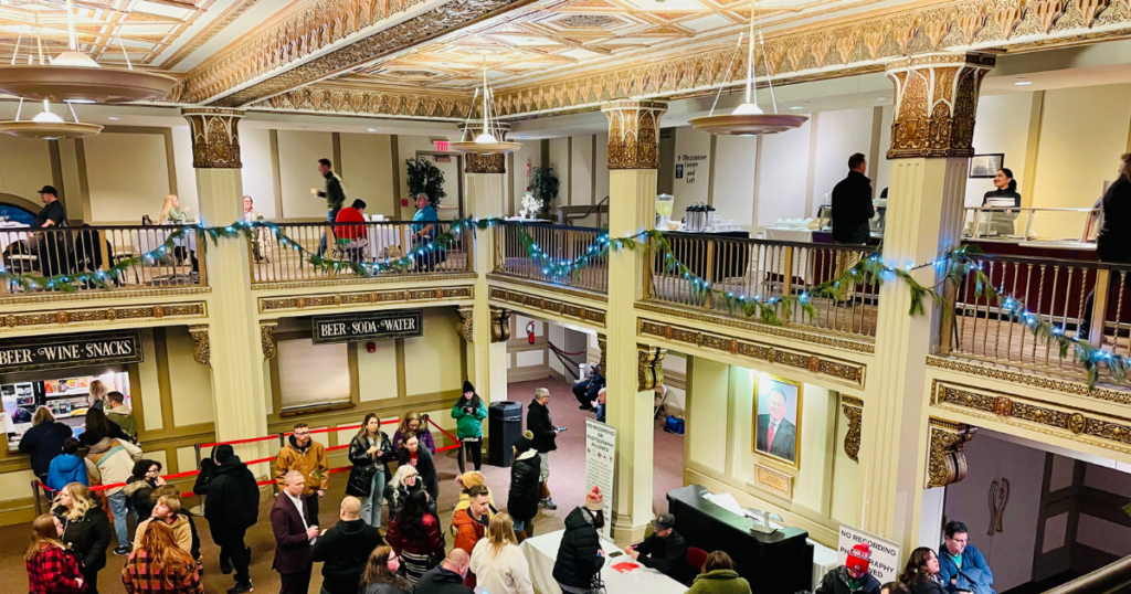 The Santander Performing Arts Center Lobby