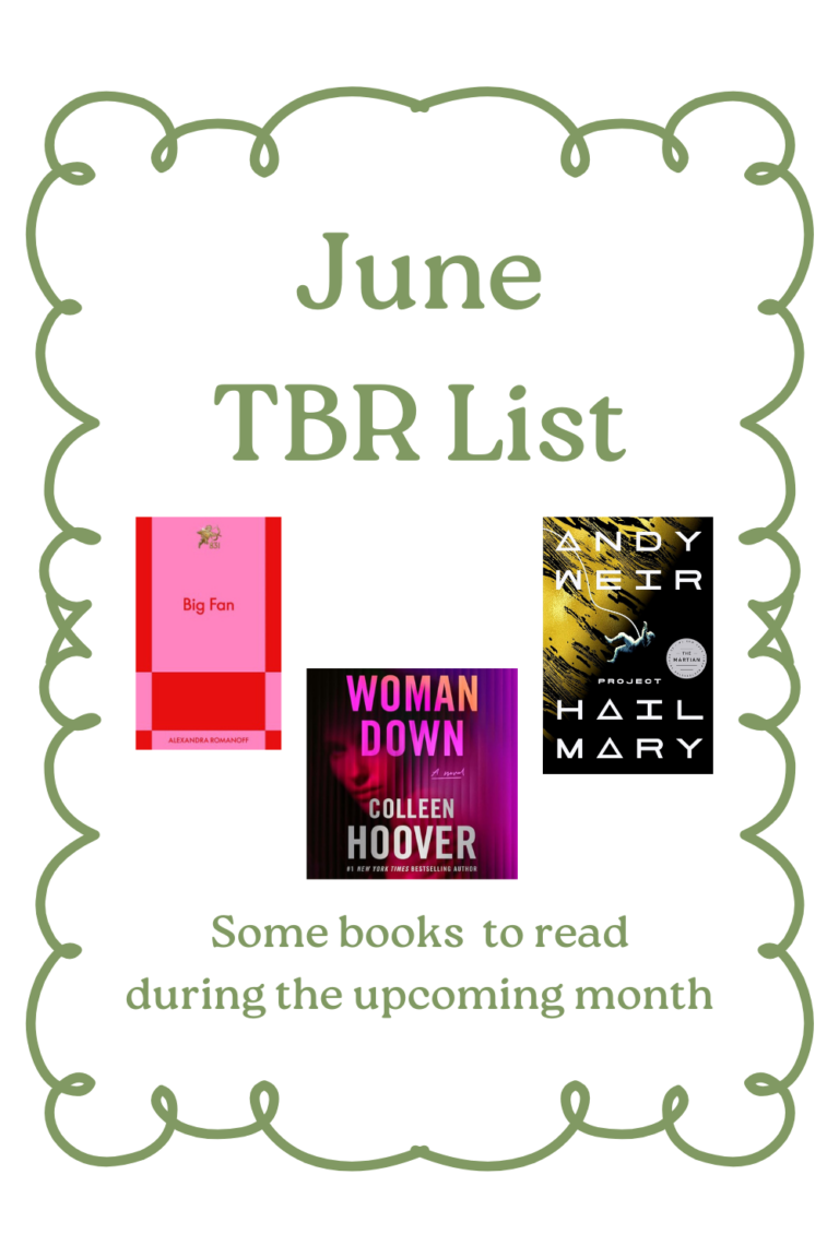 My 2026 June TBR List